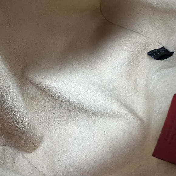 100% Authentic GUCCI Boston Blue&Red Blooms Canvas Satchel 650-102224 - Picture 14 of 16